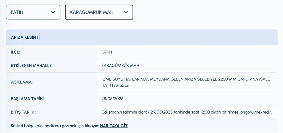 10 SAATTİR SULAR KESİK İSKİ Su Kesintisi: İstanbulda Sular Ne Zaman Gelecek Sarıyerde İSKİ Su Kesintisi Ne Zaman Bitecek Fatih, Üsküdar, Kadıköy Su Kesintisi Ne Zaman Bitecek