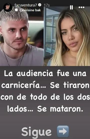 Galatasarayın yıldızı Icardi ile Wanda Nara kavga etti RİNG SALONU GİBİ DURUŞMA