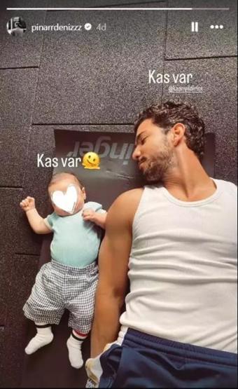 Pınar Deniz’den Aileyle Spor Pozu: “Kas Var, Kas Var”