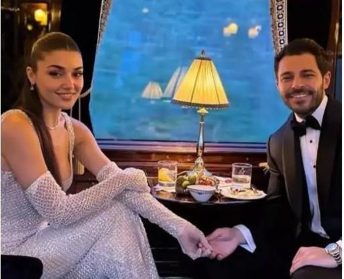 Hande Erçel ve Hakan Sabancının lüks tren yolculuğu dudak uçuklattı