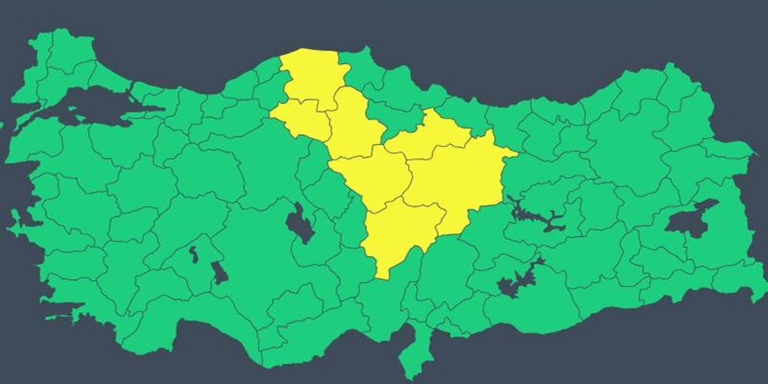 Dikkat Meteoroloji 7 ile sarı kodlu alarm verip uyardı: Kuvvetli yağış ve rüzgar geliyor