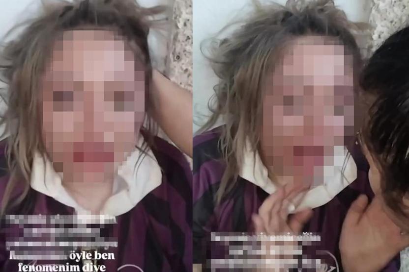 Skandal görüntüleri not yazıp paylaştılar Genç kızı darp edip özür dilettiler
