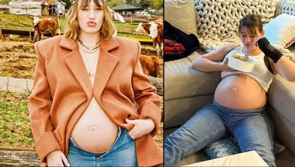 Gizem Karaca’dan 35. hafta hamilelik güncellemesi Bebeğine kavuşmak için sabırsızlanıyor