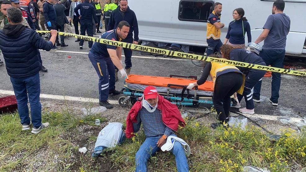 Yozgatta can pazarı Taziye dönüşü kaza: Çok sayıda ölü ve yaralı var