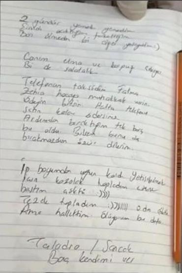 İntihar mektubunda araştırma görevlisini işaret etmişti Görevden uzaklaştırıldı