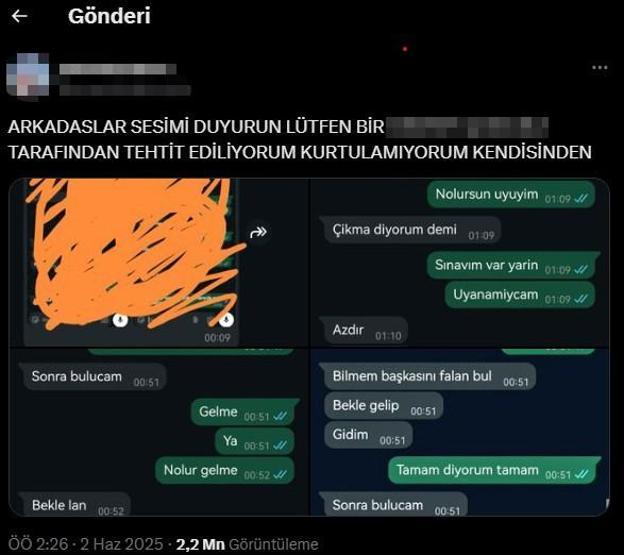 14 yaşındaki çocuğa şantaj yoluyla taciz Mide bulandıran mesajlar ortaya çıktı