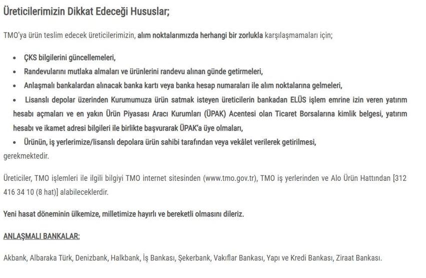 TMO BUĞDAY FİYATLARI 2025: Hububat ve Buğday Alım Fiyatları Ne Kadar Oldu Bu Yıl Arpa ve Buğday Ton Fiyatı Ne Kadar Oldu