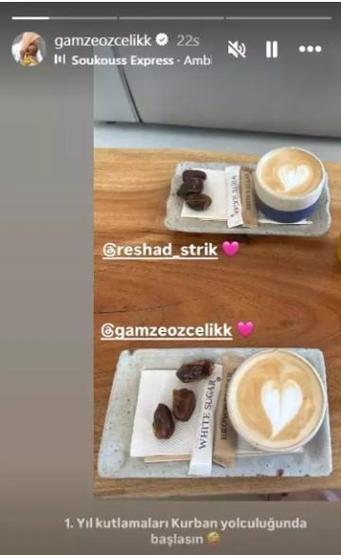 Gamze Özçelik ve Reshad Strik, 1. evlilik yıl dönümünü Afrika’da kutladı