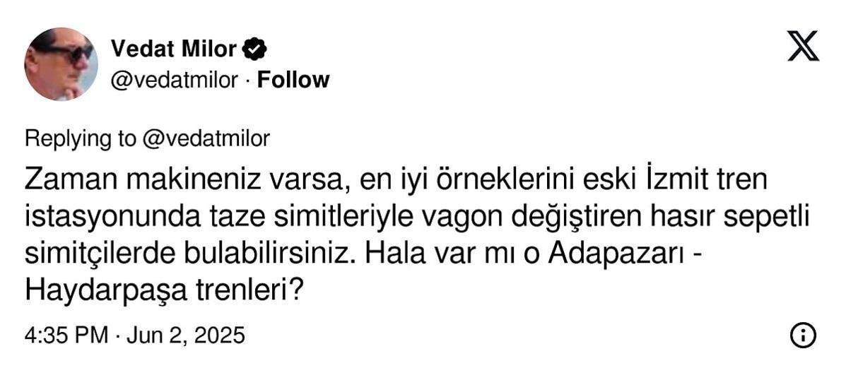 Vedat Milor açıkladı Ne İstanbul ne İzmir ne de Ankara Türkiyenin en iyi simidi...