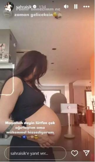 Sahra Işık, Doğum İçin Gün Sayarken Sosyal Medyada Heyecan Verici Paylaşımda Bulundu