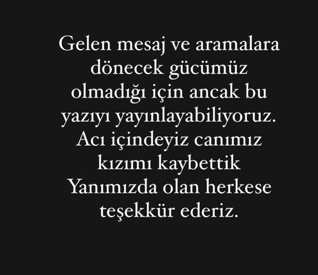 Bora Duranın Acı Kaybı: Kızı Hayatını Kaybetti