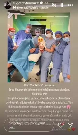 Bebeğinin sağlık durumu nasıl Ferdi Tayfurun kızı Tuğçe Tayfur gelişmeyi böyle duyurdu Bütün gece ağlasak da...