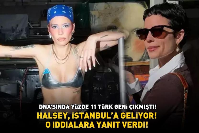 DNAsında yüzde 11 Türk geni çıkmıştı Halsey, İstanbula geliyor Kulis isteği iddialarına bakın nasıl yanıt verdi