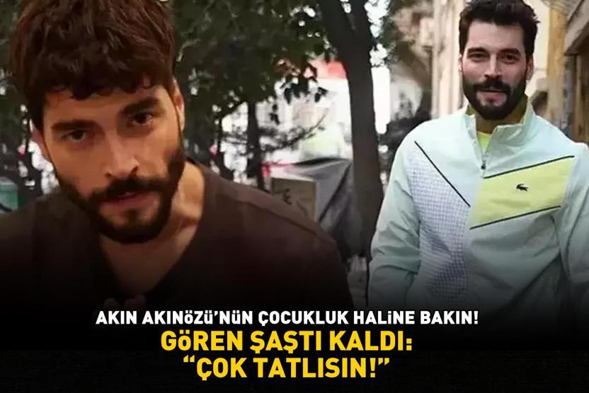 Akın Akınözünün çocukluk haline bakın İlk deneme çekimini paylaştı, gören şaştı kaldı: ÇOK TATLISIN