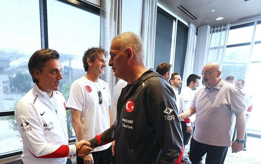 A Millî Takım’da geleneksel bayramlaşma töreni yapıldı
