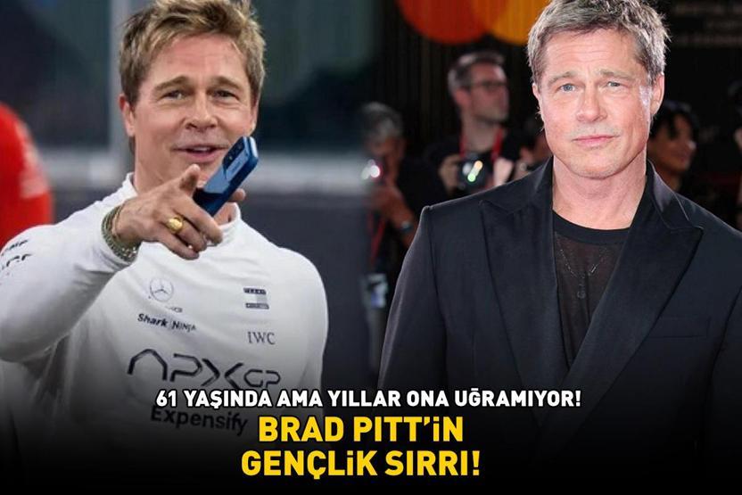 Hollywood yıldızı Brad Pittin gençlik sırrı 61 yaşında ama yıllar ona uğramıyor Meğer her saban bunları yapıyormuş