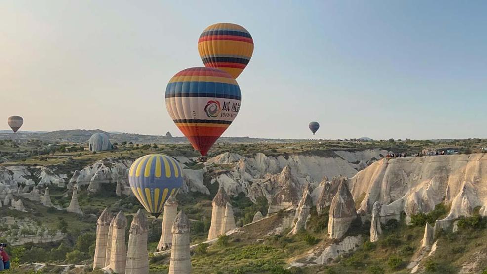 Kapadokya’da Bayram Tatili Yoğunluğu Yerli ve Yabancı Turistler Akın Etti