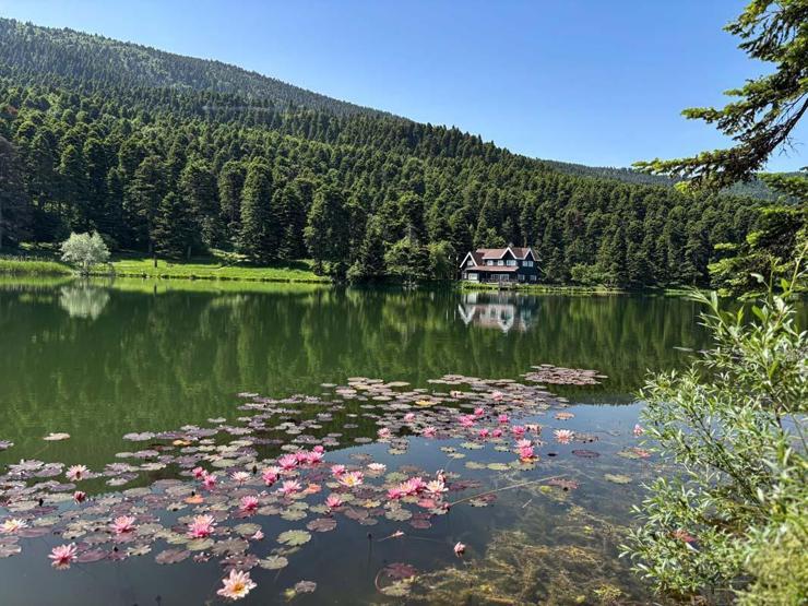 Gölcük Tabiat Parkı Tatilcilerin Akınına Uğradı: Doğası, Enerjisi Harika