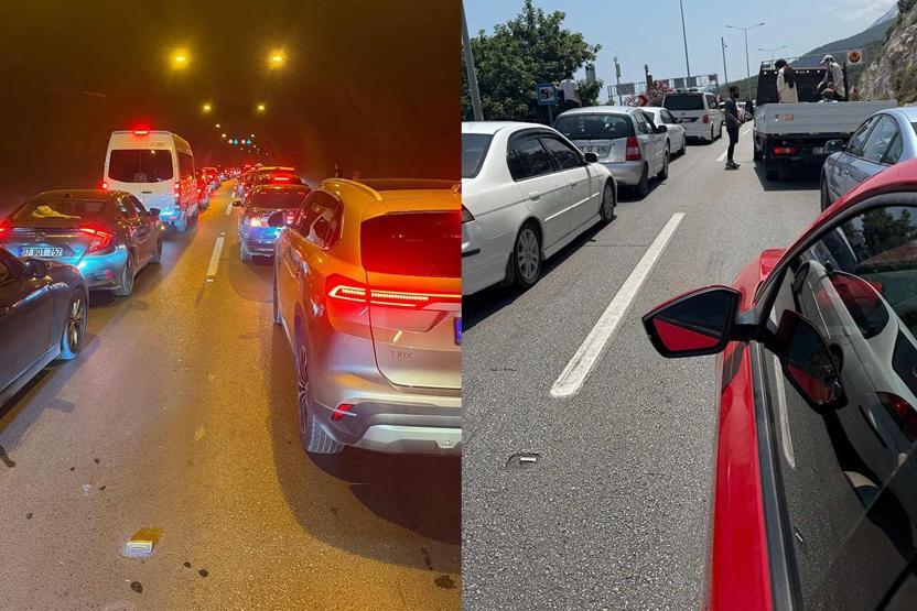 Kemer yolunda korkunç kaza Ölü ve yaralılar var