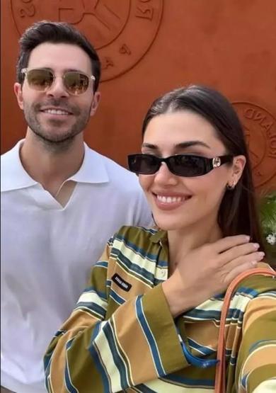 Hande Erçel ve Hakan Sabancı, Roland Garros Finalini İzledi