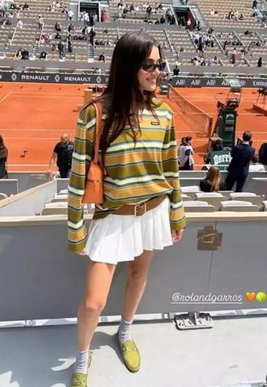 Hande Erçel ve Hakan Sabancı, Roland Garros Finalini İzledi