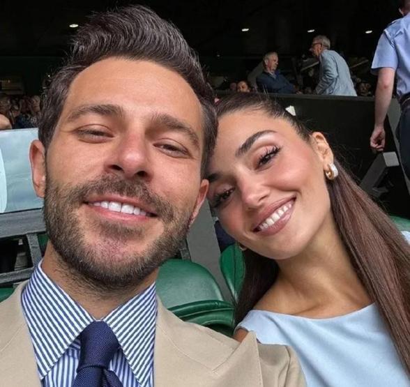 Hande Erçel ve Hakan Sabancı, Roland Garros Finalini İzledi