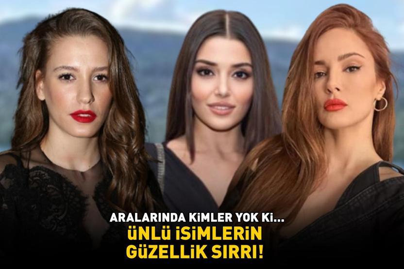 Ünlülerin güzellik sırrı ifşa oldu Aralarında kimler yok ki: Serenay Sarıkaya, Hande Erçel, Mine Tugay... Meğer parlak cildini ona borçluymuş