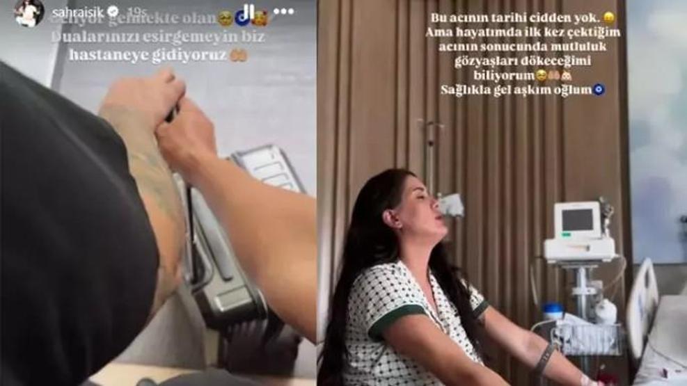 Sahra Işık Anne Oldu Bebeğiyle İlk Fotoğrafını Paylaştı