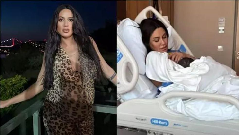 Sahra Işık Anne Oldu Bebeğiyle İlk Fotoğrafını Paylaştı