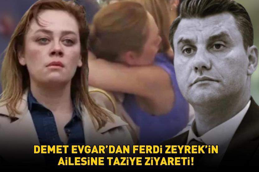 Demet Evgardan Manisa Büyükşehir Belediye Başkanı Ferdi Zeyrekin ailesine taziye ziyareti BAŞSAĞLIĞI DİLEDİ