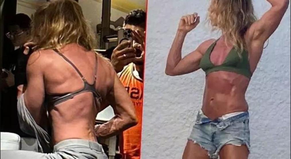 Biricik Sudenin Kaslı Vücudu Sosyal Medyayı Salladı Spor Salonu Paylaşımları Olay Oldu