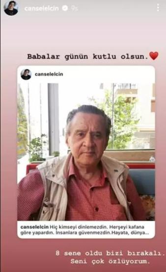 Cansel Elçin’den Duygulandıran Paylaşım: 8 Yıl Oldu Bizi Bırakalı