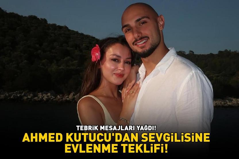 Galatasarayın yıldızı Ahmed Kutucudan sevgilisi Asena Atalara sürpriz evlilik teklifi TEBRİK MESAJLARI YAĞDI