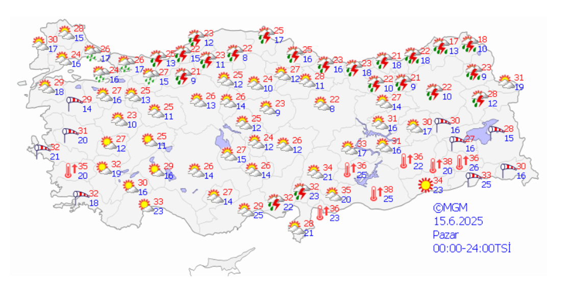 HAVA DURUMU | Şemsiyeleri hazırlayın: MGMden kritik kuvvetli sağanak ve rüzgar uyarısı