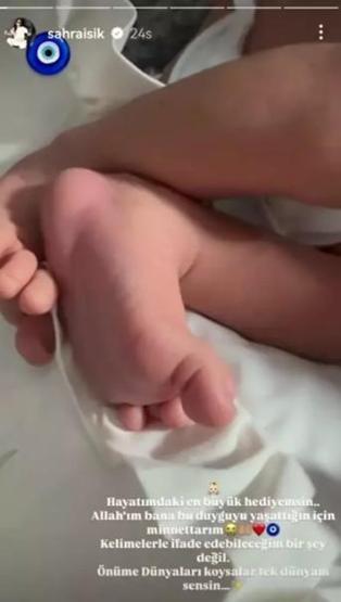 İlk Kez Anne Olmanın Mutluluğunu Yaşayan Sahra Işıktan Duygusal Paylaşım