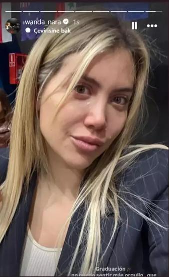 Galatasarayın yıldızı Icardinin eski eşinden olay paylaşım WANDA NARA HÜNGÜR HÜNGÜR AĞLADI