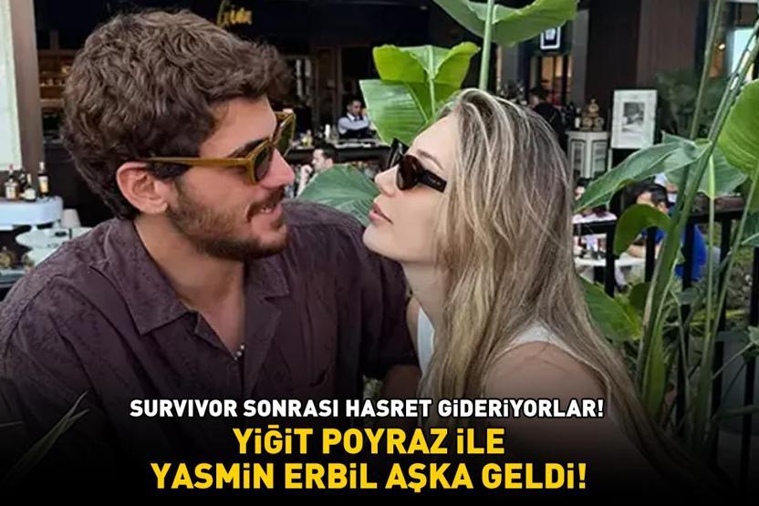 Yiğit Poyraz ile Yasmin Erbil aşka geldi Survivor sonrası hasret gideriyorlar