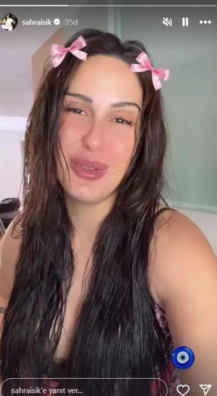 Survivor ile tanınmıştı Taze anne Sahra Işıktan yeni paylaşım: NAZARDAN ÇOK KORKUYORUM