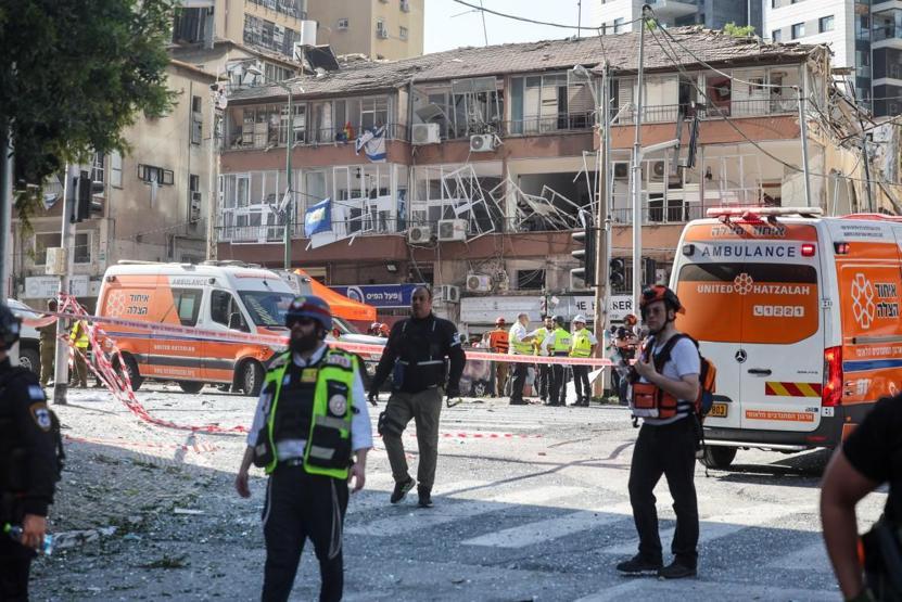 İran füzelerinin vurduğu İsrailden görüntüler