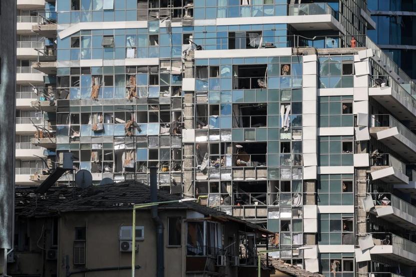 İran füzelerinin vurduğu İsrailden görüntüler