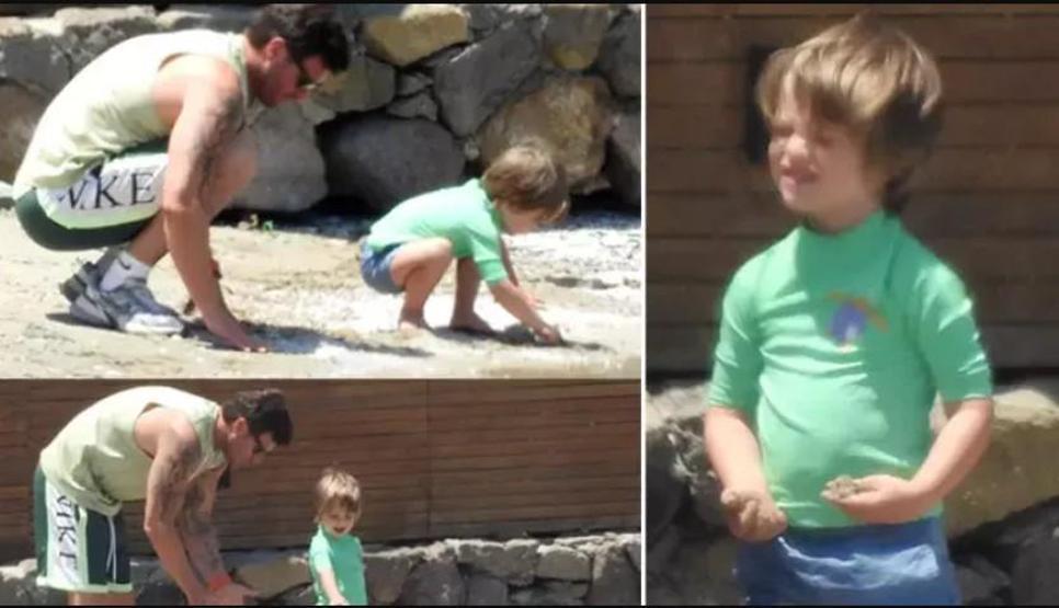 Kıvanç Tatlıtuğ ve Oğlu Kurt Efenin Plajda Eğlenceli Anları