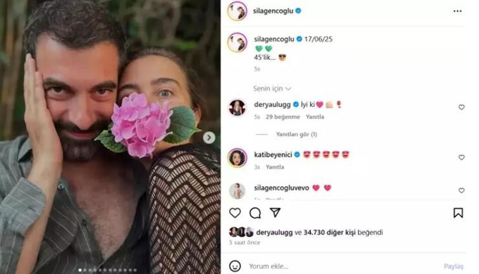 Sıla, 45. Yaşını Sevgilisi İlker Kaleli ile Sarmaş Dolaş Kutladı