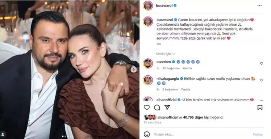 Buse Varol, Alişan’a Romantik Doğum Günü Kutlaması Yaptı
