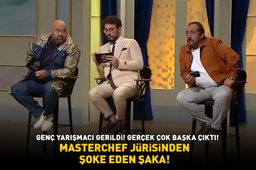 MasterChef jürisinden şoke eden şaka Genç yarışmacı gerildi Gerçek çok başka çıktı