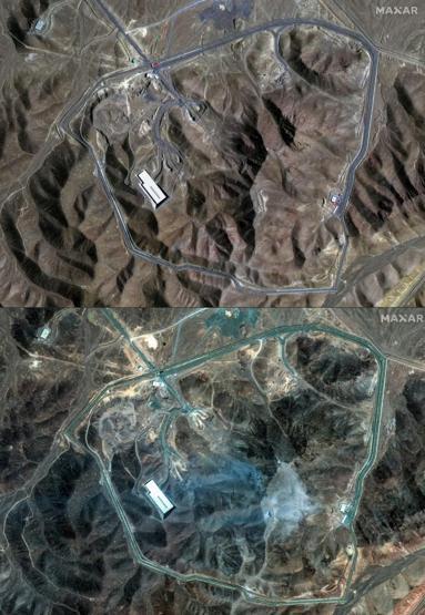 Dünya bu görüntüleri konuşuyor Saldırı öncesi Tahrana mesaj mı gitti