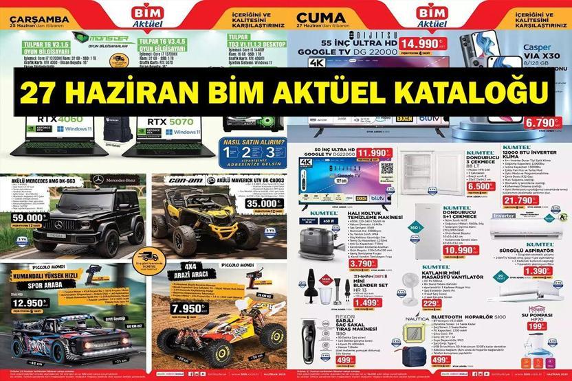 27 HAZİRAN BİM KATALOĞU 2025: 27 Haziran BİM Aktüel Kataloğunda Neler Var Bu Hafta BİMde Neler İndirimde