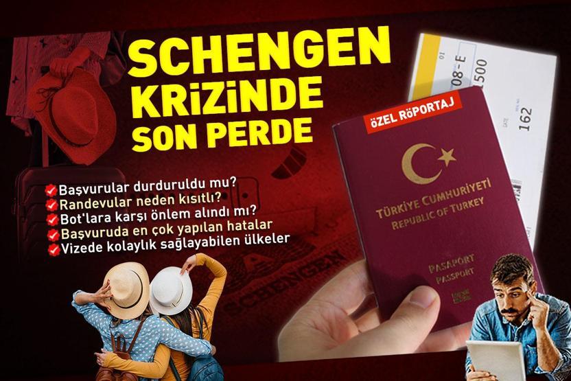 Schengen vizesinde son durum: Başvurular durduruldu mu Randevular neden kısıtlı Bot krizi aşıldı mı Başvuruda yapılan hatalar neler Vize konusunda kolaylık sağlayan ülkeler hangileri