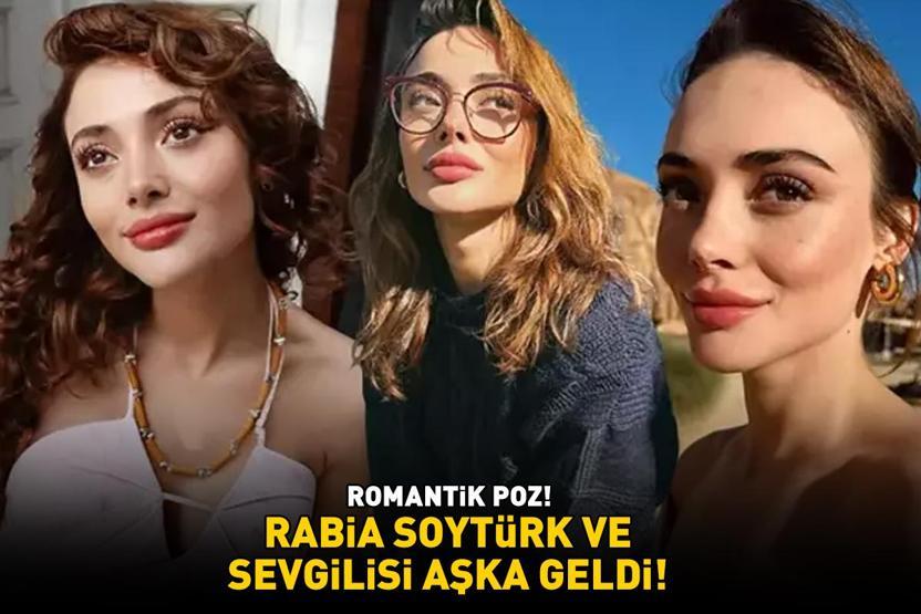 ROMANTİK POZ Rabia Soytürk ve sevgilisi Samet Vuruşan sosyal medyada aşka geldi