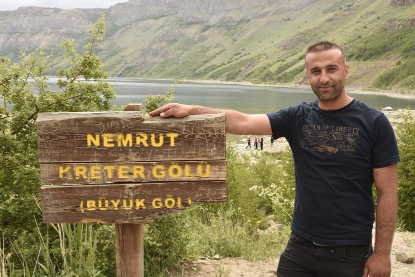 Doğanın saklı harikası Nemrut Krateri ziyaretçilerini mest ediyor
