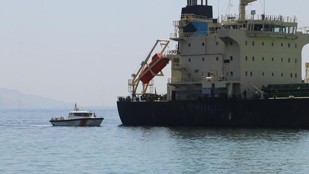 Tekirdağda kuru yük gemisi karaya oturdu